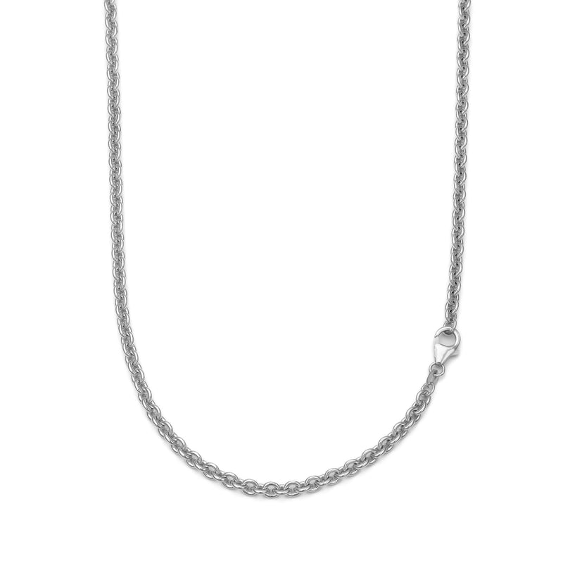 ANKERKETTING GOUDEN KETTING 4,00MM 750 WITGOUD