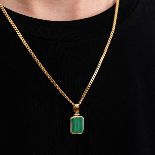 MALACHIET ACHTHOEK HALSKETTING 585 GOUD - IDENTIM®