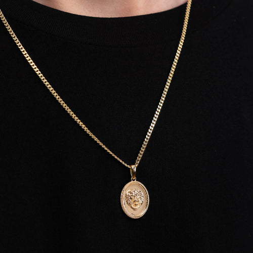 LEEUWEN COLLIER 925 ZILVER 18 KARAAT VERGULD - IDENTIM®
