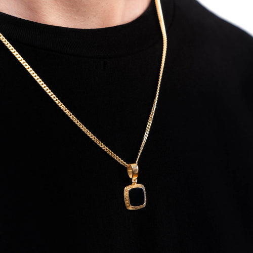 ART NOUVEAU COLLIER 925 ZILVER 18 KARAAT VERGULD - IDENTIM®