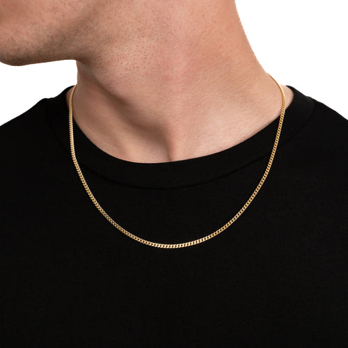 TANK KETTING GOUD 2,70MM 585 GOUD - IDENTIM®
