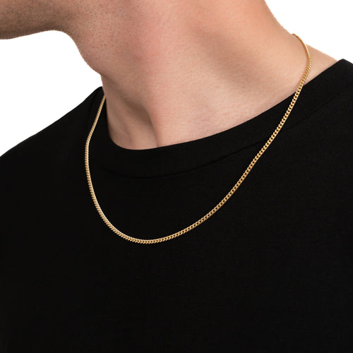 TANK KETTING GOUD 2,70MM 585 GOUD - IDENTIM®