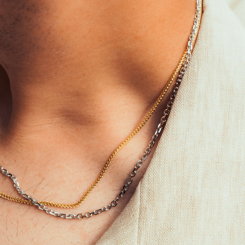 ERWTENKETTING 925 ZILVER GERHODINEERD 2,80MM