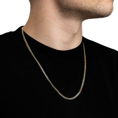 KRULKETTING GOUD 3,20MM 585 GOUD - IDENTIM®