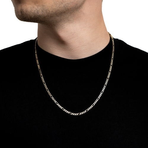 FIGARO KETTING GOUD 3,20MM 585 GOUD - IDENTIM®