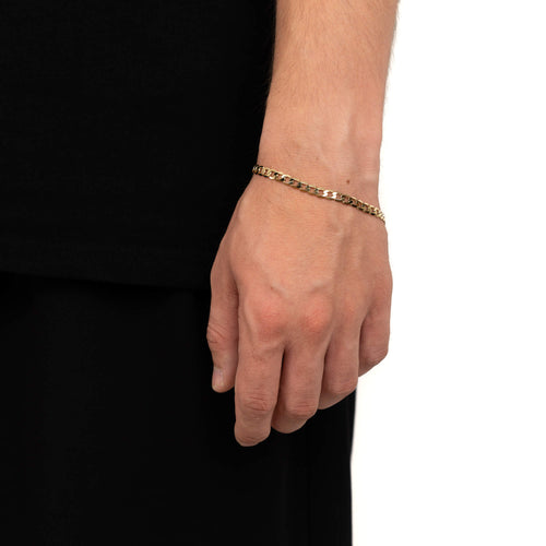 ARMOUR ARMBAND GOUD 5,00MM 585 GOUD - IDENTIM®