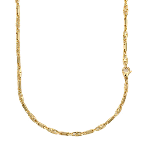 PLAATKETTING BEUGELKETTING GOUD 3,00MM 585 GOUD - IDENTIM®