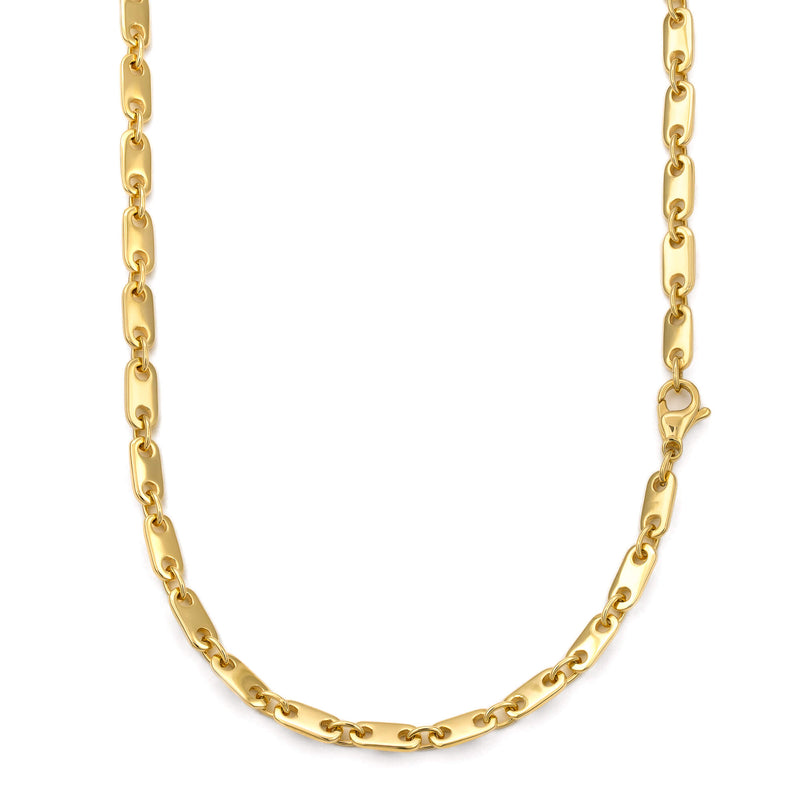 PLAATKETTING GOUDEN KETTING 5,50MM 750 GOUD