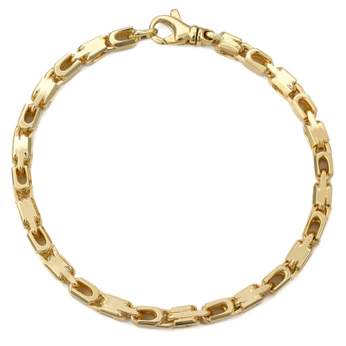 MONTE CARLO GOUDEN ARMBAND 4,50MM 585 GOUD - IDENTIM®