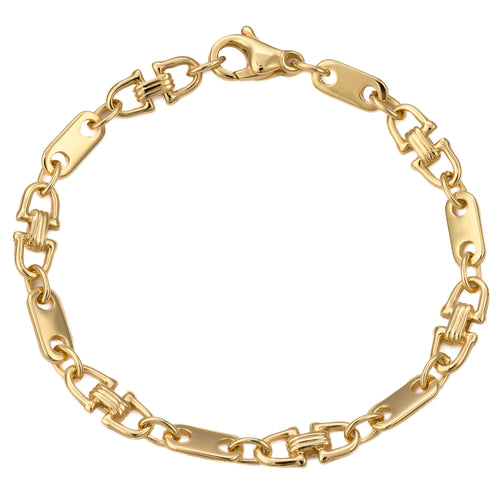 PLAAT BEUGELARMBAND GOUD 5,50MM 585 GOUD - IDENTIM®
