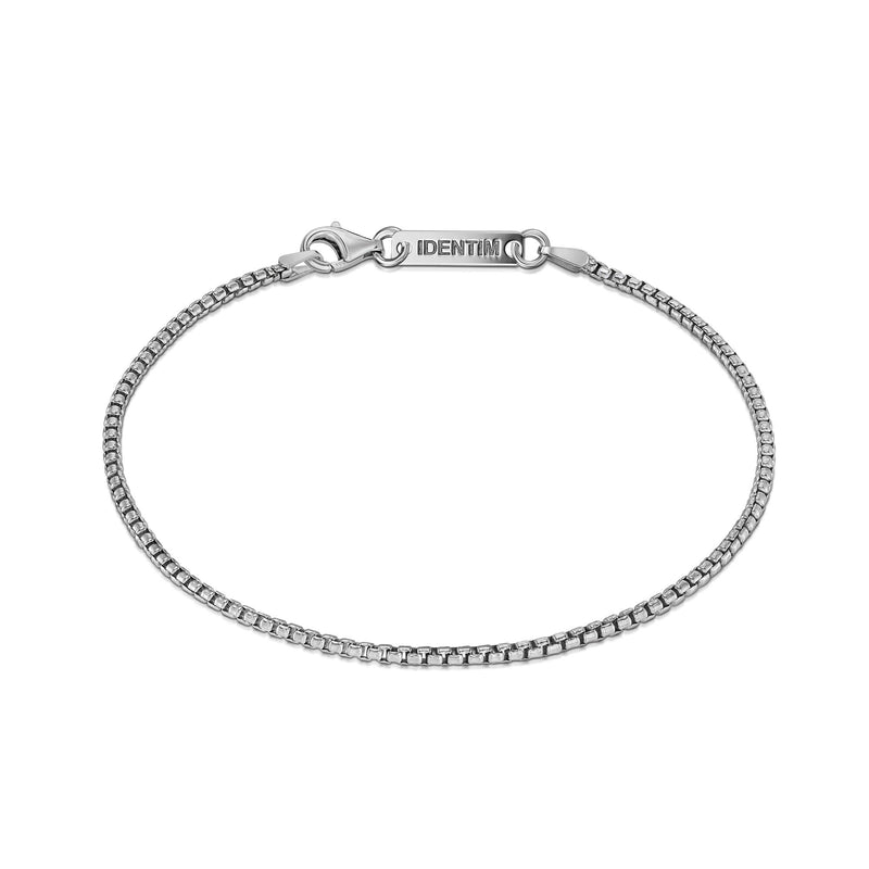 VENETIAANSE KETTING DOOSJE 925 ZILVER GERHODINEERD 2,00MM