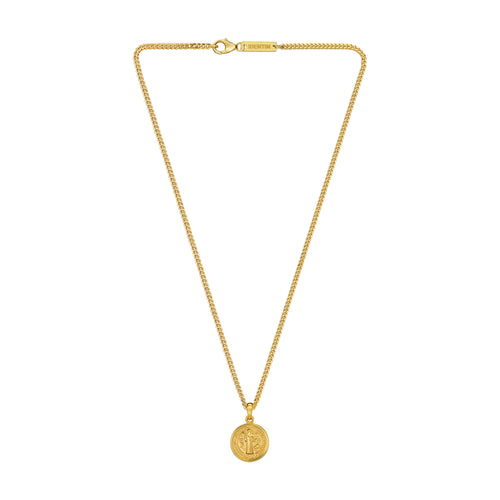 BENEDICTUS COLLIER 925 ZILVER 18 KARAAT VERGULD - IDENTIM®