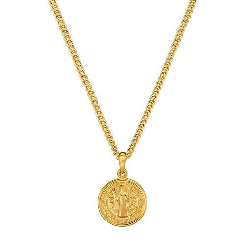 BENEDICTUS COLLIER 925 ZILVER 18 KARAAT VERGULD - IDENTIM®