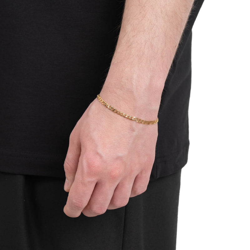 PANTSERARMBAND GOUD ARMBAND 4,00MM 333 GOUD
