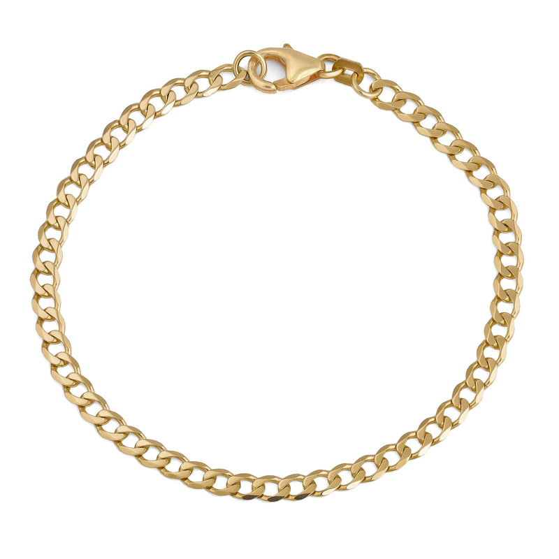 PANTSERARMBAND GOUD ARMBAND 4,00MM 333 GOUD