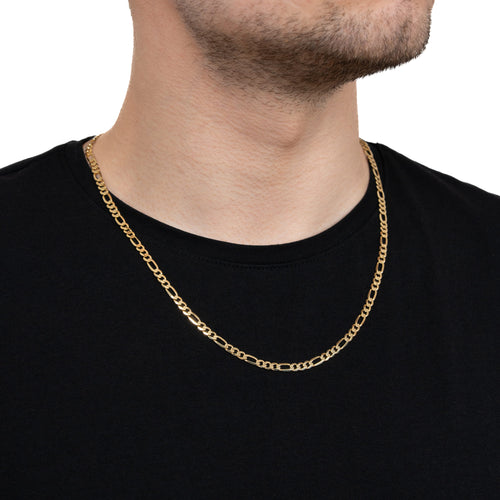 FIGARO KETTING GOUD 4,00MM 333 GOUD