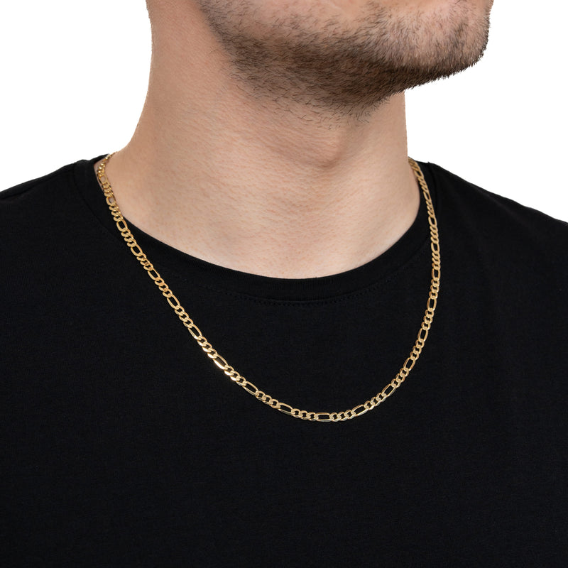 FIGARO KETTING GOUD 4,00MM 333 GOUD