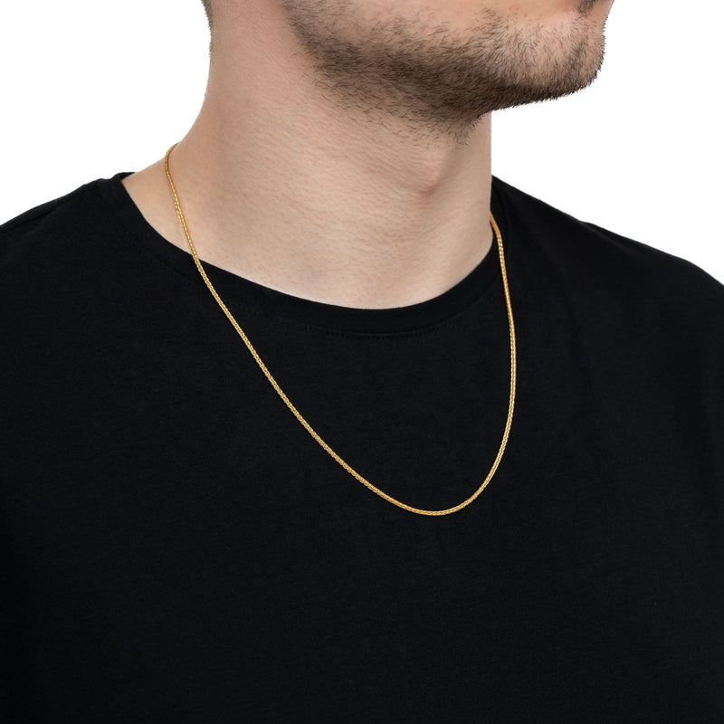 VLECHTKETTING GOUD 1,70MM 585 GOUD