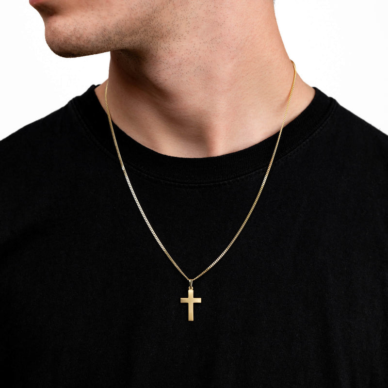 KRUIS FROSTED COLLIER 585 GOUD