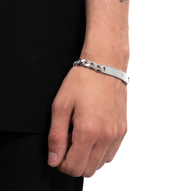 Graveerarmband Graveerplaatje Pantser ID-armband