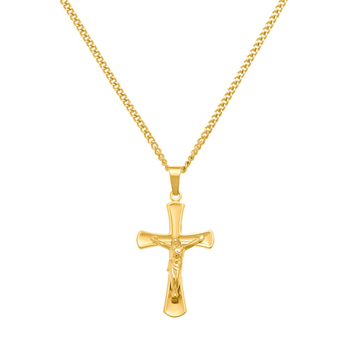 KRUIS KRUISBEELD COLLIER 333 GOUD - IDENTIM®