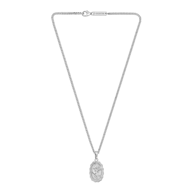ENGELENKETTING 925 ZILVER GERHODINEERD