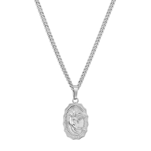 ENGELENKETTING 925 ZILVER GERHODINEERD - IDENTIM®