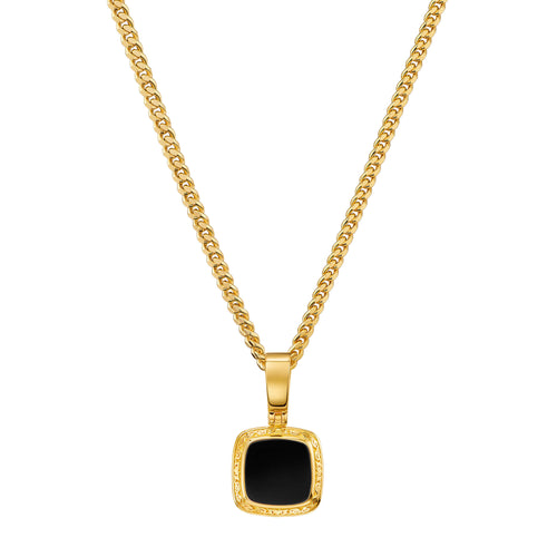 ART NOUVEAU COLLIER 925 ZILVER 18 KARAAT VERGULD - IDENTIM®