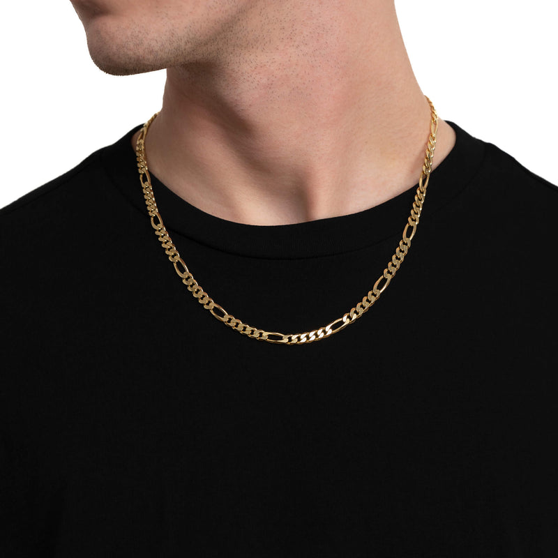 FIGARO KETTING GOUD 5,50MM 585 GOUD