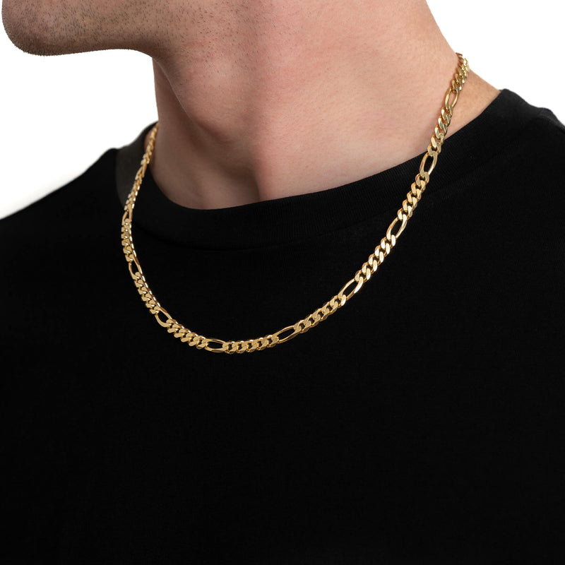 FIGARO KETTING GOUD 5,50MM 585 GOUD