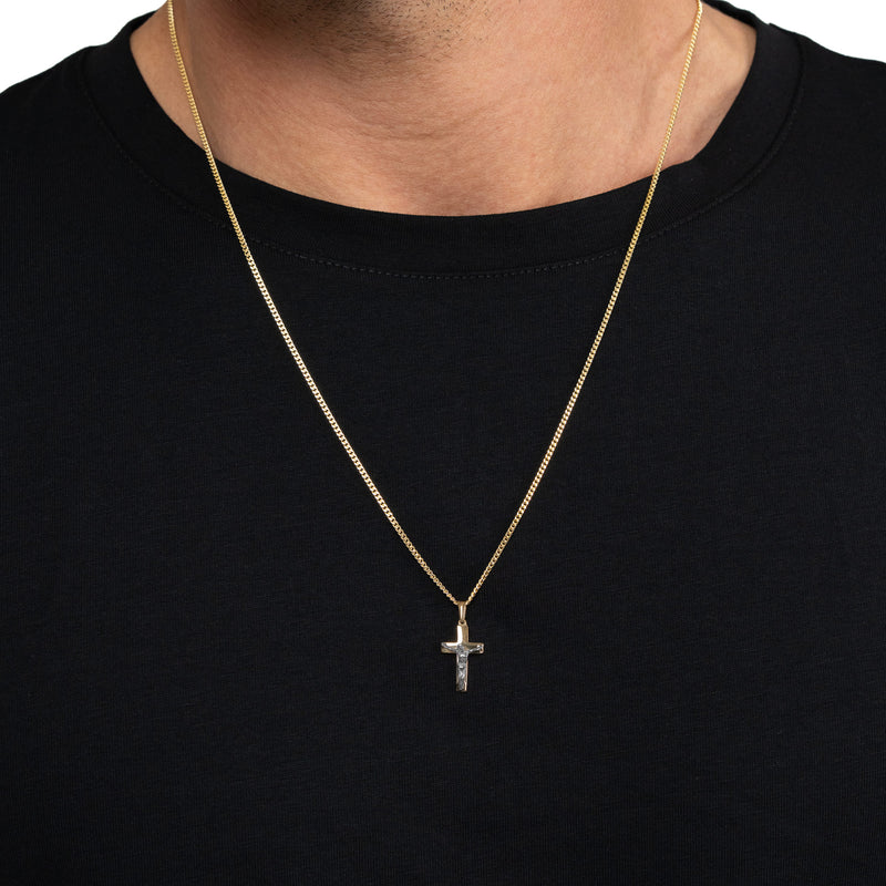 KRUIS KRUISBEELD KETTING 333 GOUD