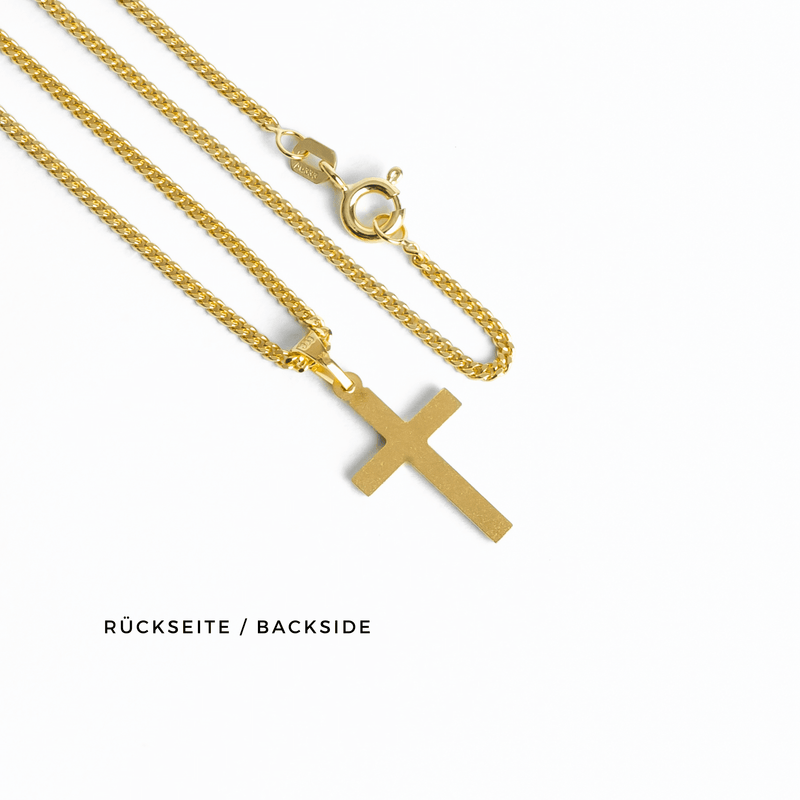 KRUIS KETTING 333 GOUD