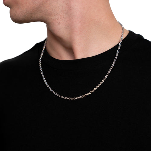 GOUDEN KETTING 4.00MM 750 WITGOUD - IDENTIM®