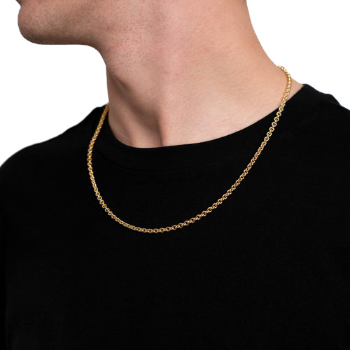 ANKERKETTING GOUD 4,00MM 585 GOUD - IDENTIM®