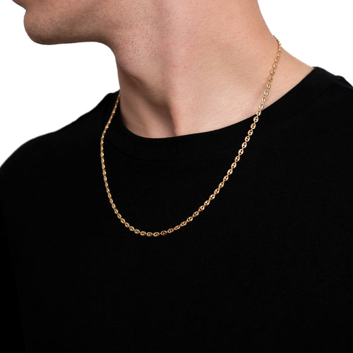 SCHEEPSANKER KETTING GOUD 3,50MM 585 GOUD - IDENTIM®