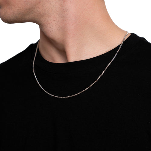 VENEZIAANSE KETTING GOUD 2,00MM 585 WITGOUD - IDENTIM®