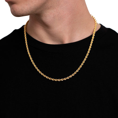 KOORD KETTING GOUD 4,00MM 585 GOUD - IDENTIM®
