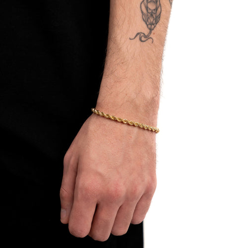 KOORD ARMBAND GOUD 4,00MM 585 GOUD - IDENTIM®