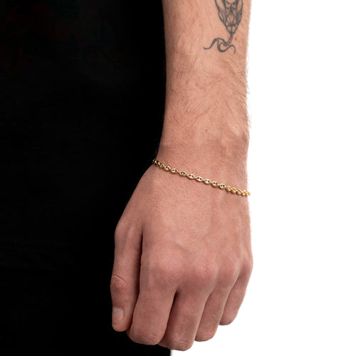 SCHEEPSANKER ARMBAND GOUD ARMBAND 3,50MM 585 GOUD - IDENTIM®