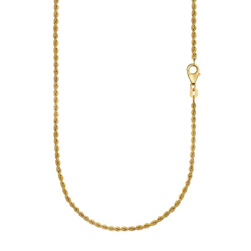 Koordketting goud 585 goud 1,70mm