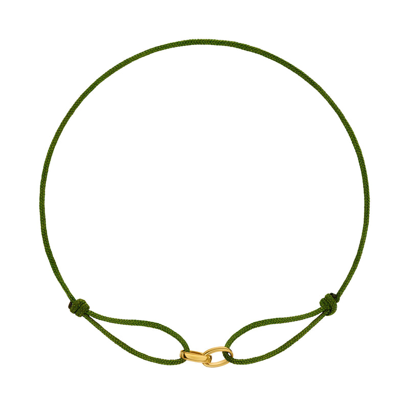 GLORIE ARMBAND OLIJF STOF ARMBAND 585 GOUD