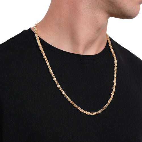 MONTE CARLO GOUDEN KETTING 4,50MM 585 GOUD - IDENTIM®