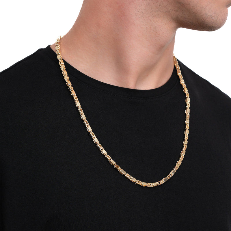 MONTE CARLO GOUDEN KETTING 4,50MM 750 GOUD