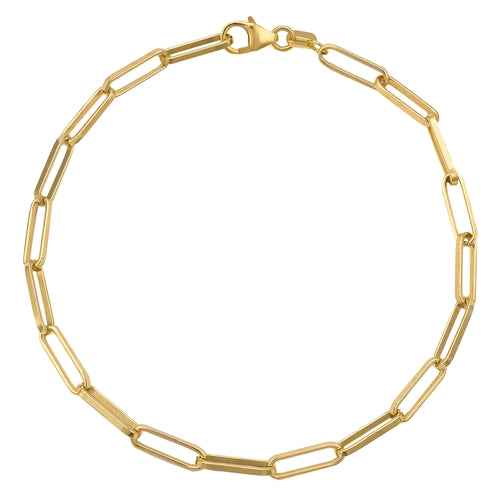 PAPERCLIP ARMBAND GOUD 3,00MM 585 GOUD - IDENTIM®