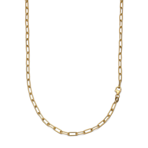 PAPERCLIP KETTING GOUD 3,50MM 585 GOUD - IDENTIM®
