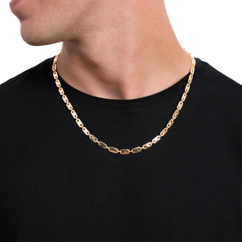 PLAATKETTING GOUD 5,50MM 585 GOUD - IDENTIM®