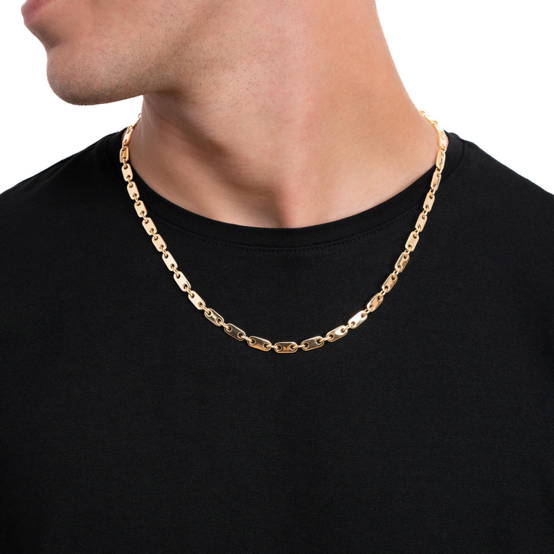 PLAATKETTING GOUDEN KETTING 5,50MM 750 GOUD