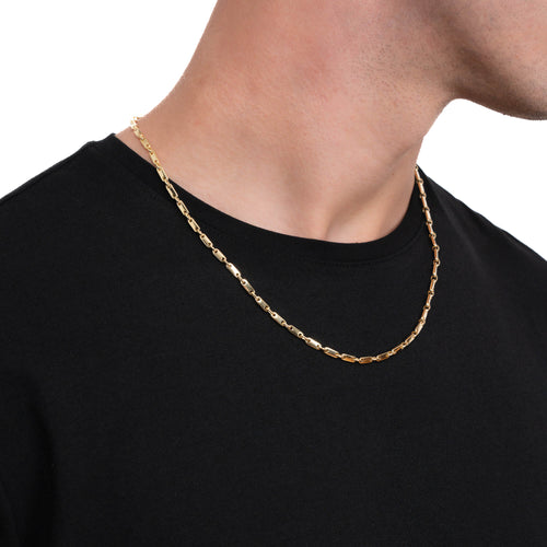 PLAATKETTING GOUD 3,00MM 585 GOUD - IDENTIM®