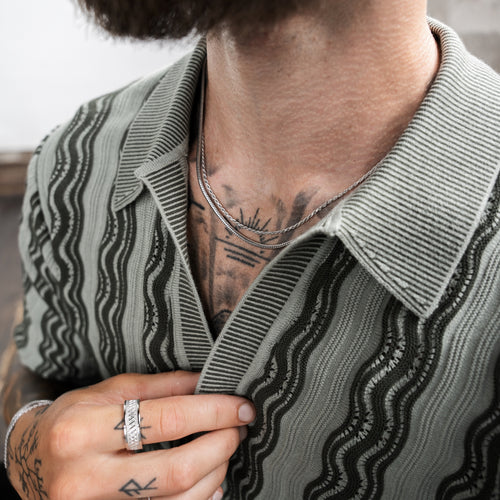 KOORD COLLIER 925 ZILVER GERHODINEERD 2,00MM - IDENTIM®