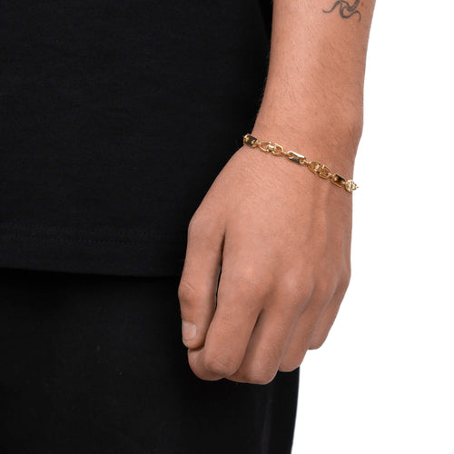 PLAAT BEUGELARMBAND GOUD 5,50MM 585 GOUD - IDENTIM®